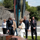 9. juni: Dronning Sonja åpner Skulpturparken i Akerkvartalet på Fornebu. Foto: Lise Åserud, NTB scanpix